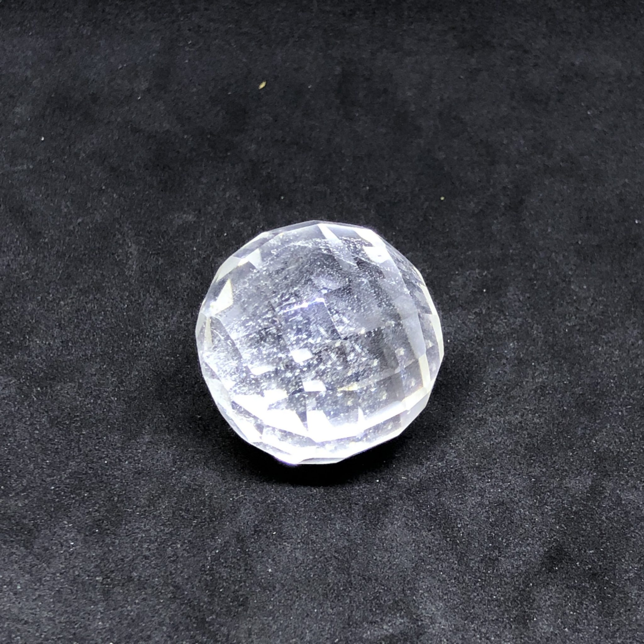 Faceted Crystal Sphere Into the Mystic Shop