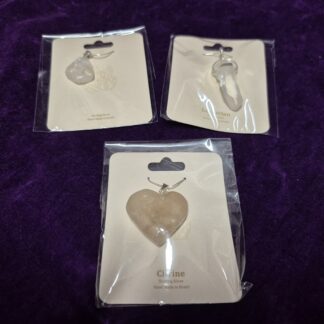 Sterling Silver Crystal Pendant