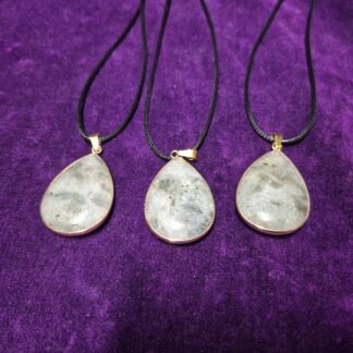 Labradorite Teardrop Pendant