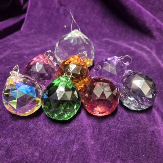 Faceted Hanging Crystal
