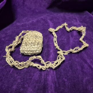 Hemp Crystal Pouch Necklace